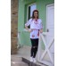 Embroidered blouse "Red Rose Mood"